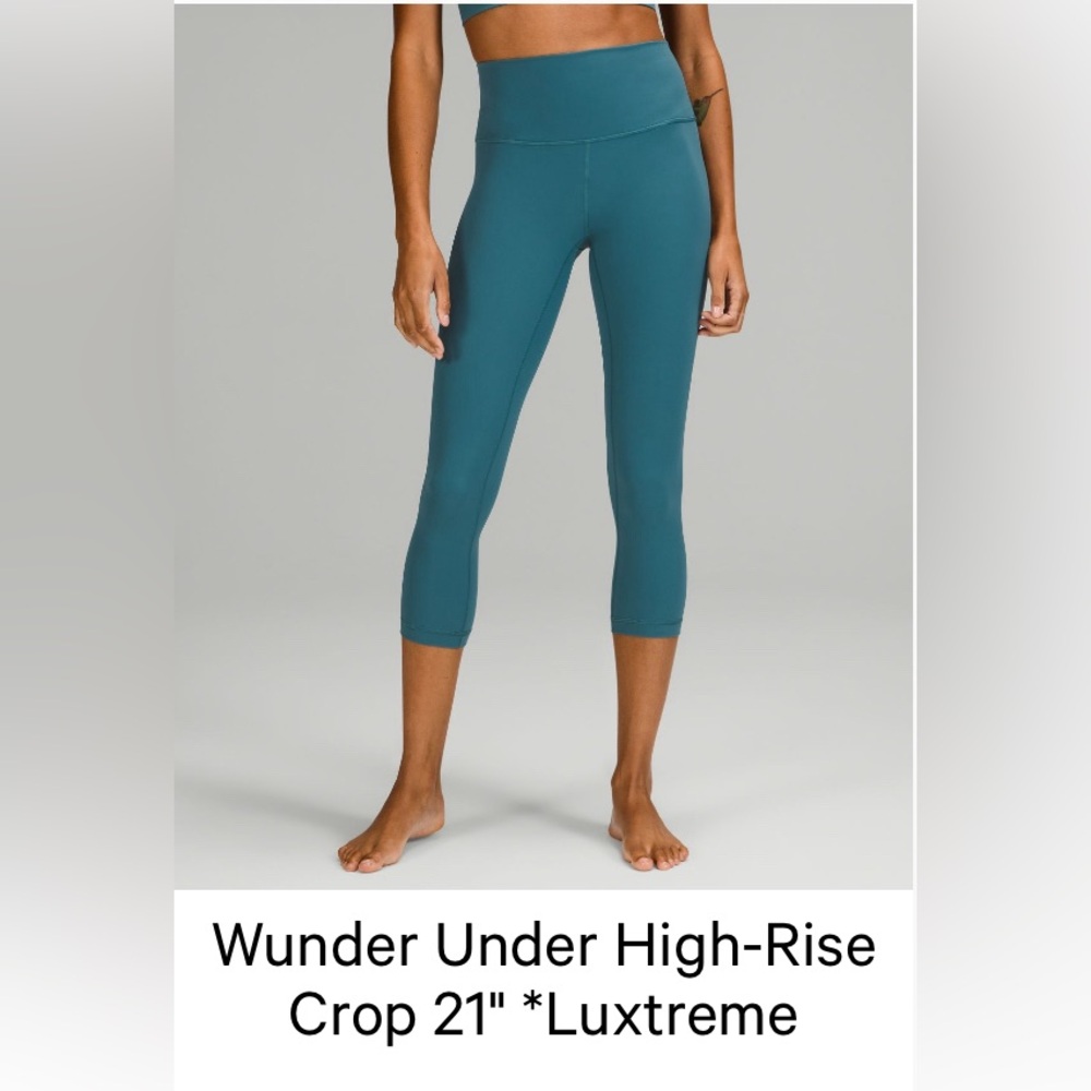 Lululemon Wunder Under High Rise 21” Luxtreme leggings